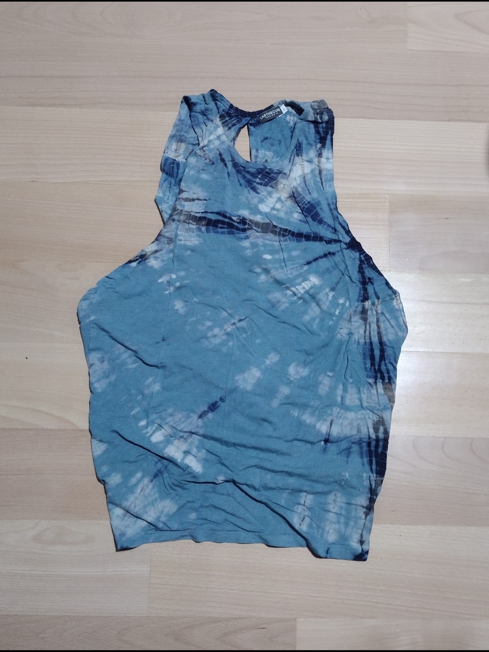 EARTHBOUND Blue Tie-Dye Racerback Tank